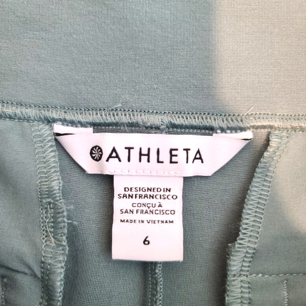 ATHLETA Eastbound Straight Leg Minimalist Pants in Sea Foam Green - Picture 5 of 8